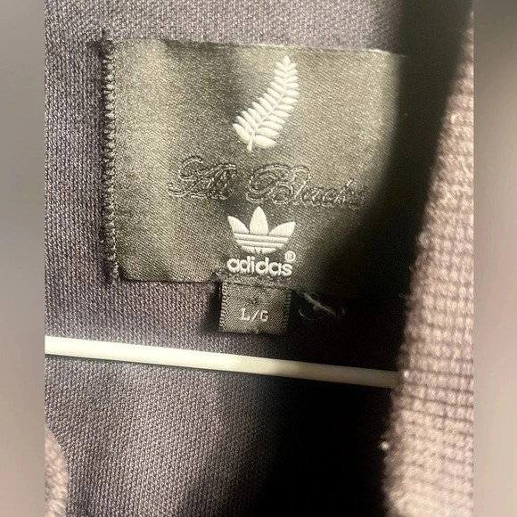 Vintage Adidas “all blacks” deadstock streetwear rugby athletic track jacket L - Picture 4 of 5